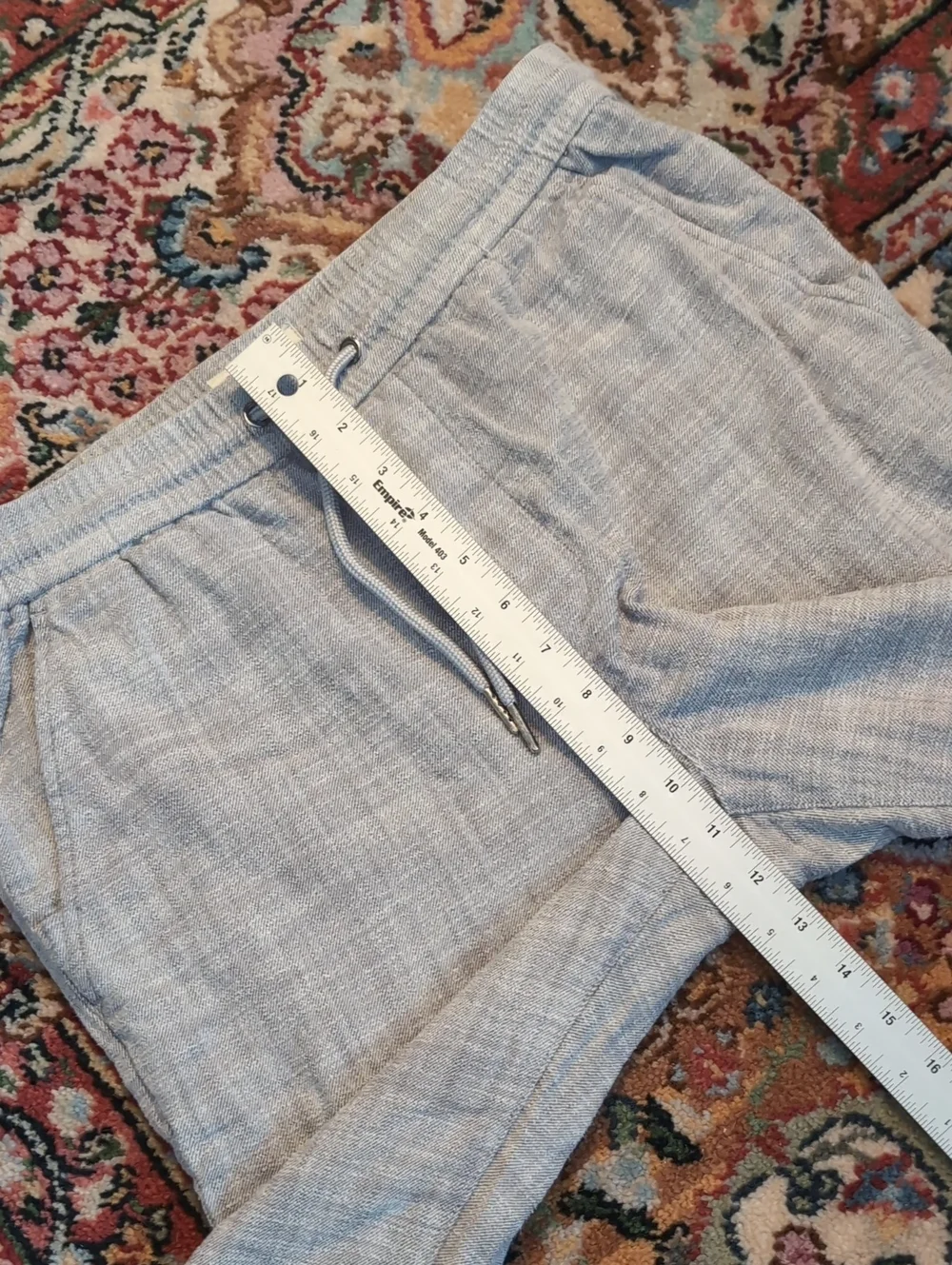 Marine Layer Light Gray Drawstring Joggers